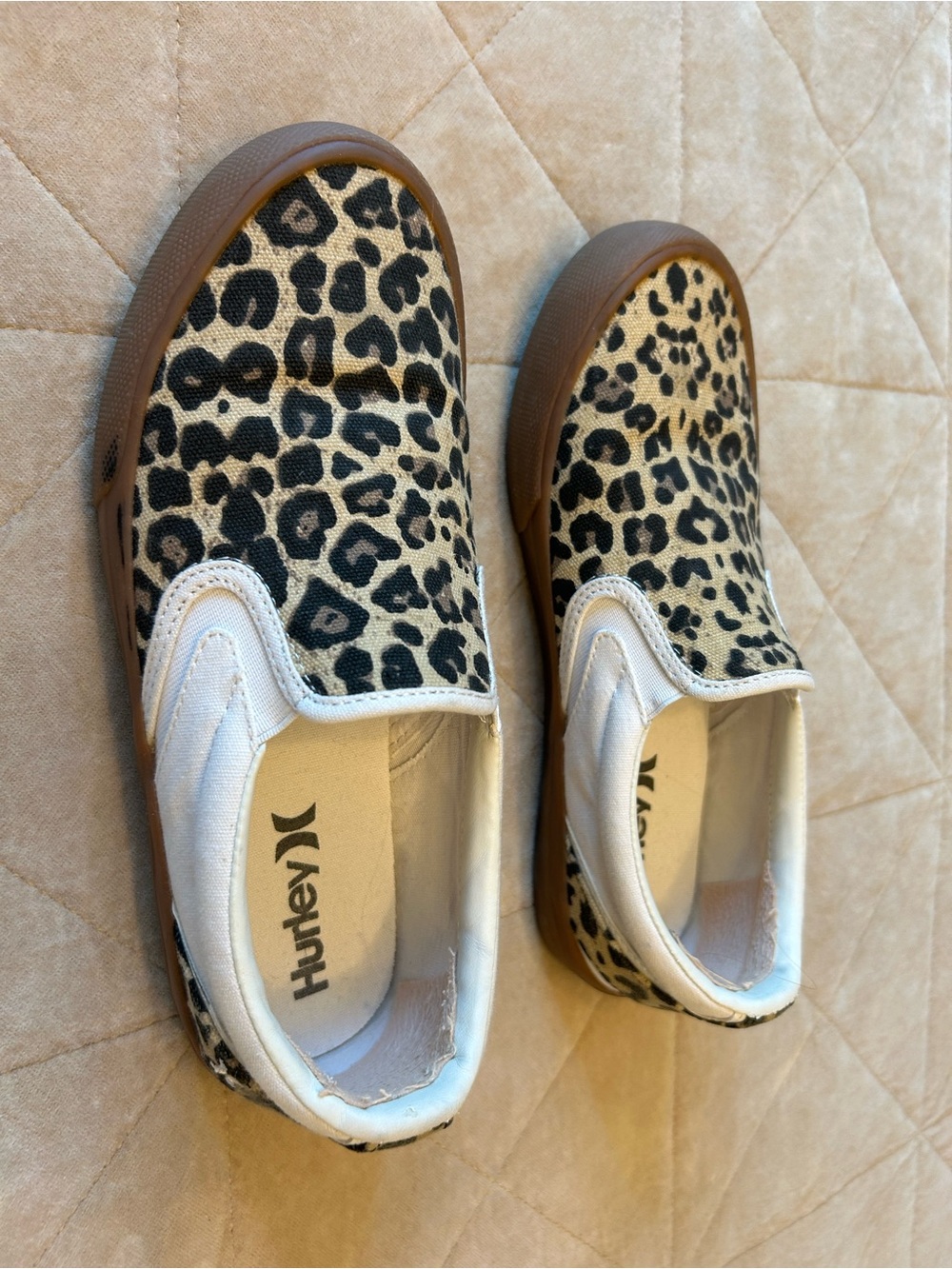 Hurley Leopard Print Slip-On Sneakers women’s US 7 - Picture 6 of 8